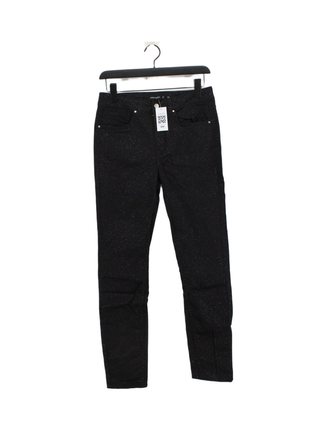 Karen Millen Women's Jeans UK 10 Black Cotton with Elastane