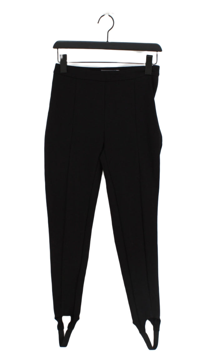 Mint Velvet Women's Suit Trousers UK 10 Black Viscose with Elastane, Polyamide