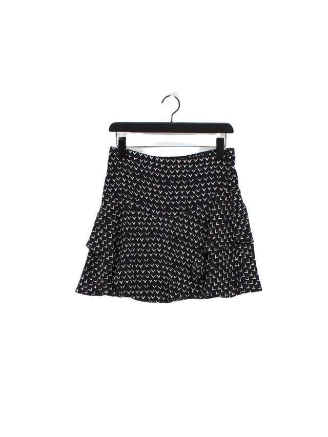 Next Women's Mini Skirt UK 8 Black 100% Polyester
