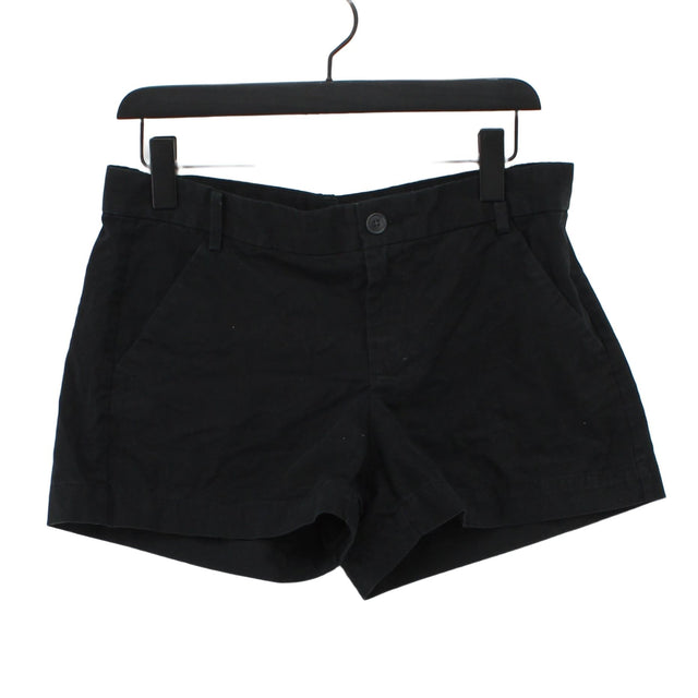 Gap Women's Shorts UK 10 Black 100% Cotton