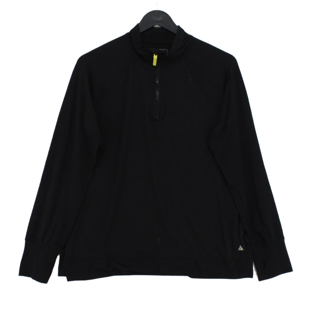 Next Women's Loungewear UK 12 Black Polyester with Elastane