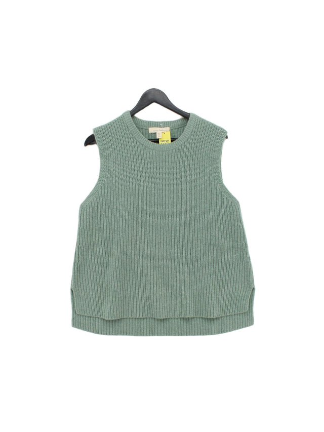 Seasalt Women's Jumper UK 16 Green Wool with Nylon