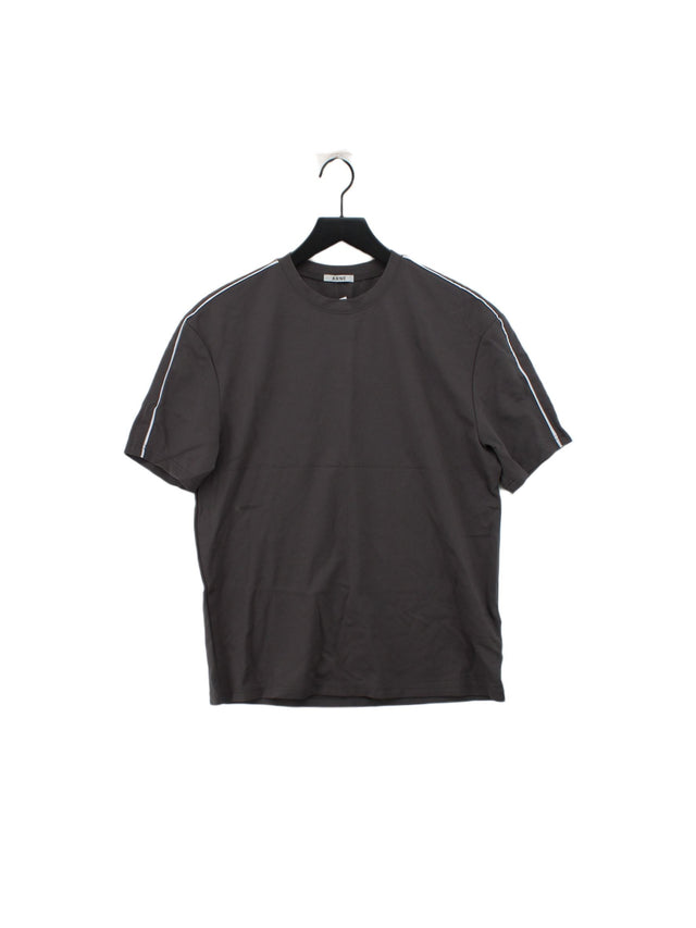 Arne Men's T-Shirt L Grey Viscose with Nylon, Spandex