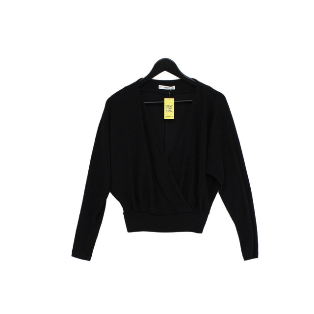 Mango Women's Jumper XS Black Polyamide with Elastane