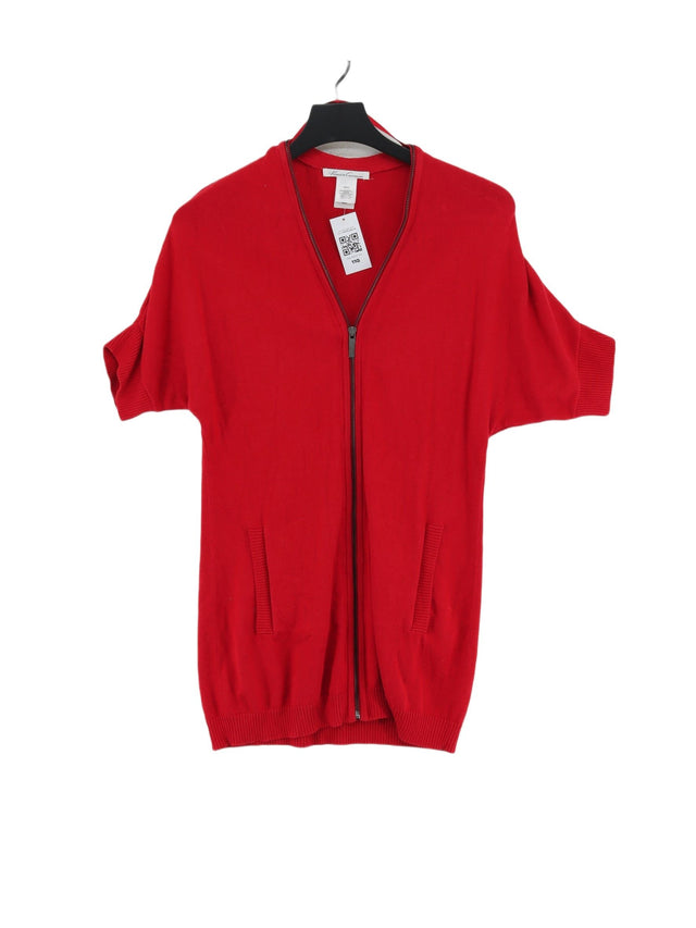 Kenneth Cole Women's Cardigan S Red Cotton with Viscose