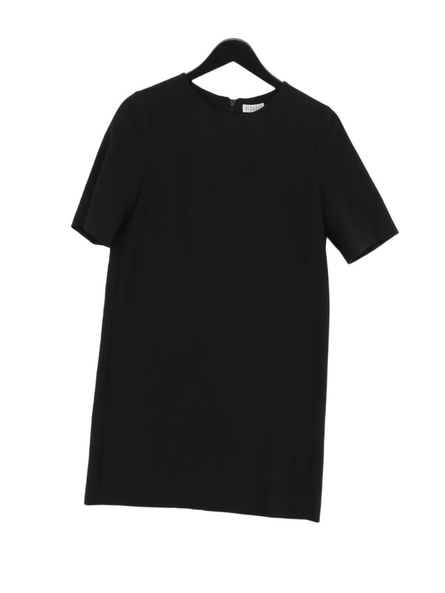 Claudie Pierlot Women's Midi Dress UK 8 Black Polyester with Elastane, Viscose