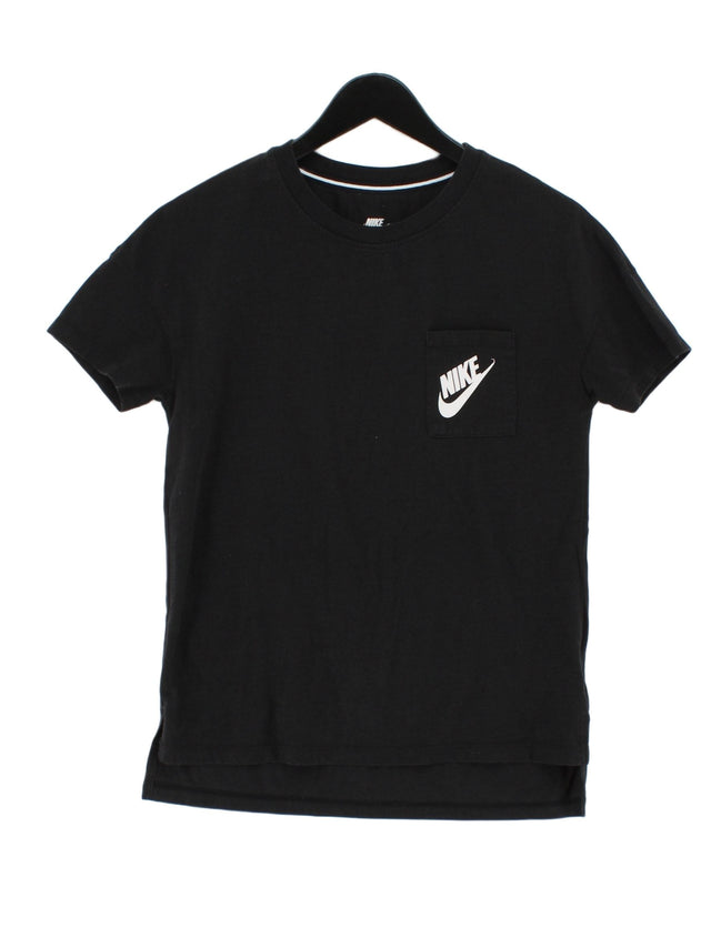 Nike Men's T-Shirt S Black Other with Cotton, Nylon
