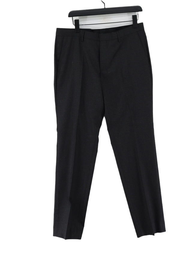 Hugo Boss Women's Suit Trousers W 36 in Grey 100% Viscose