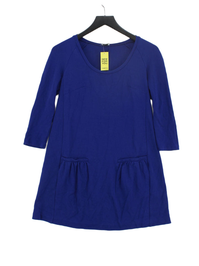 Hoss Women's Midi Dress UK 6 Blue Viscose with Elastane