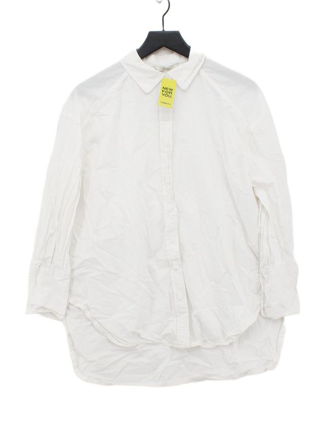 Next Women's Shirt UK 8 White 100% Cotton