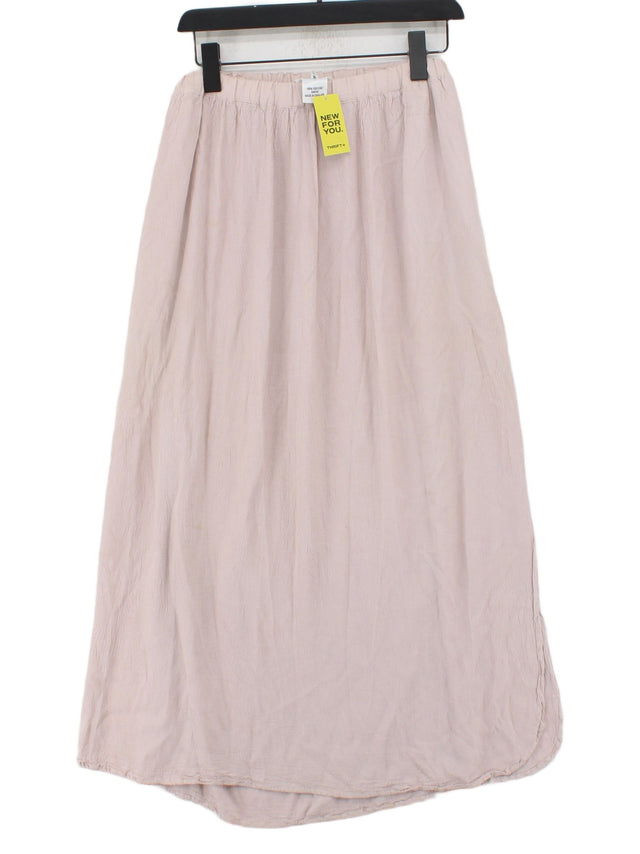 Ghost Women's Maxi Skirt M Pink 100% Viscose