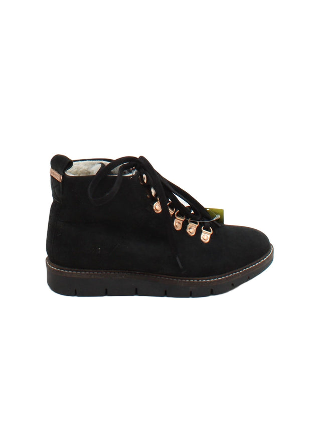 Superdry Women's Boots UK 4 Black 100% Other