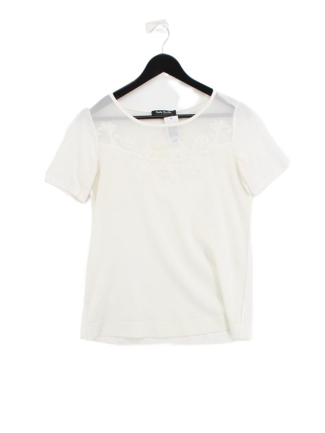 Betty Barclay Women's Top M White 100% Other