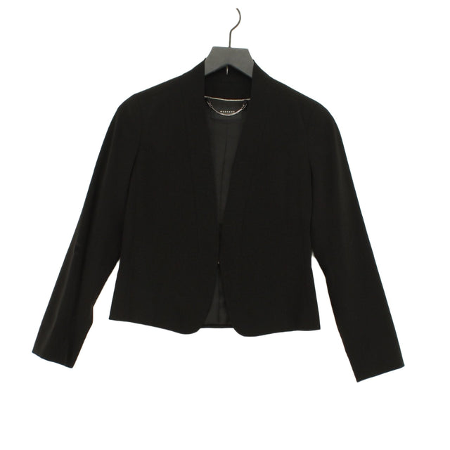 Weekend Max Mara Women's Blazer UK 6 Black Polyester with Elastane