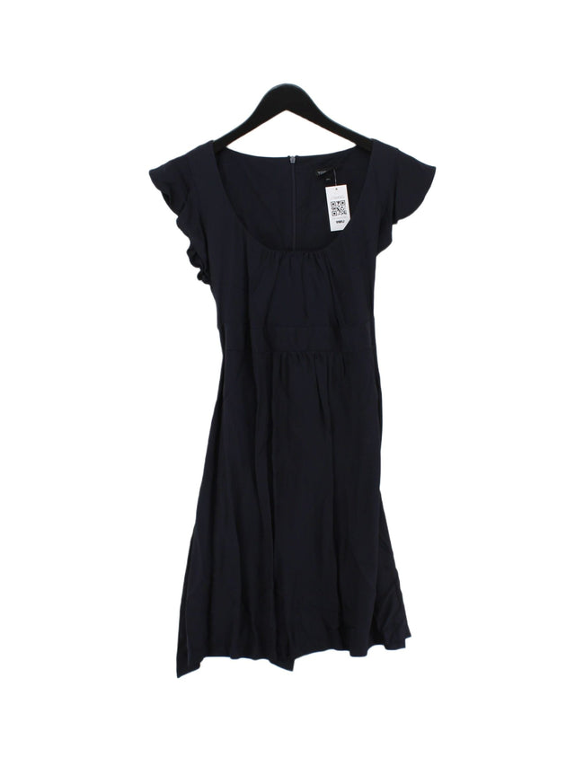 Topshop Women's Mini Dress UK 12 Blue 100% Viscose