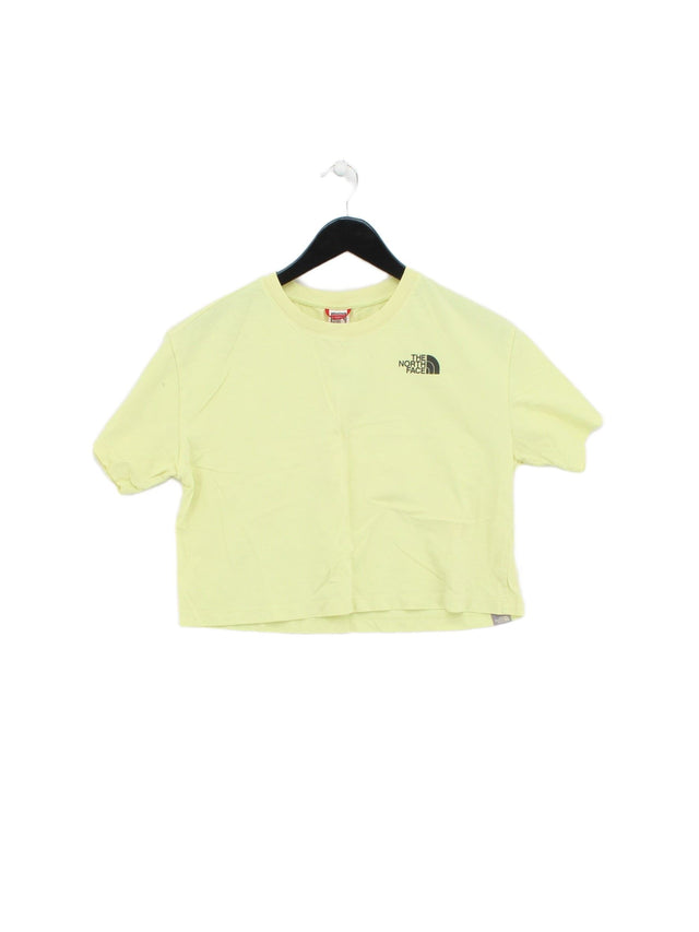 The North Face Women's T-Shirt S Yellow 100% Other