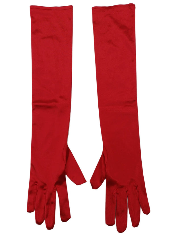 Vintage Women's Gloves Red 100% Other