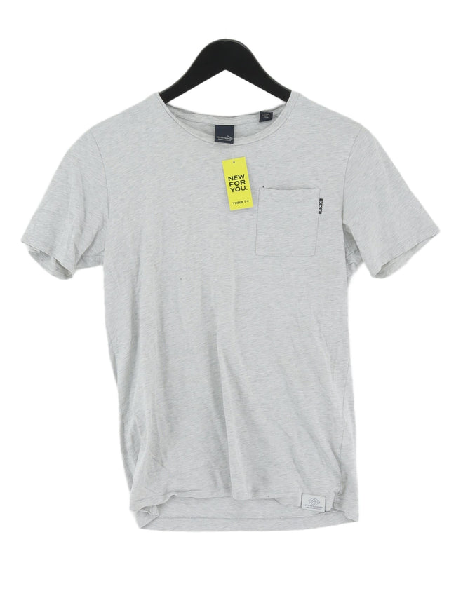 Scotch & Soda Women's T-Shirt UK 16 Grey 100% Cotton