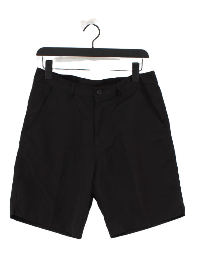 Dunlop Men's Shorts W 32 in Black 100% Polyester