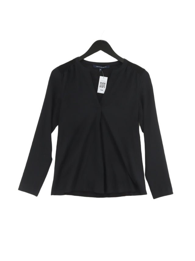 French Connection Women's Top XS Black 100% Polyester