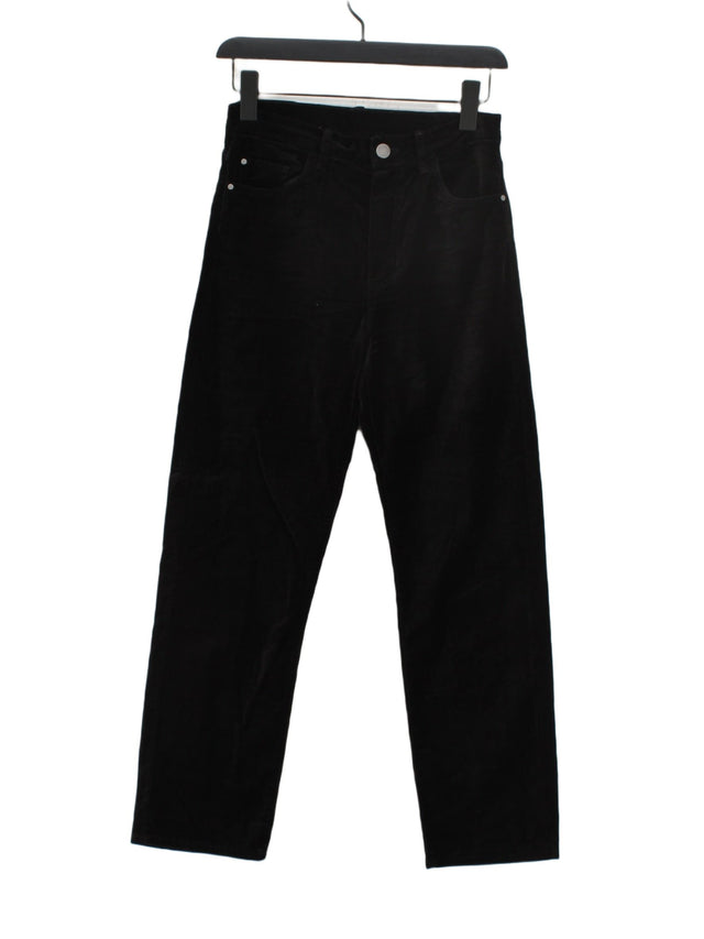 Massimo Dutti Women's Jeans W 27 in Black Elastane with Cotton