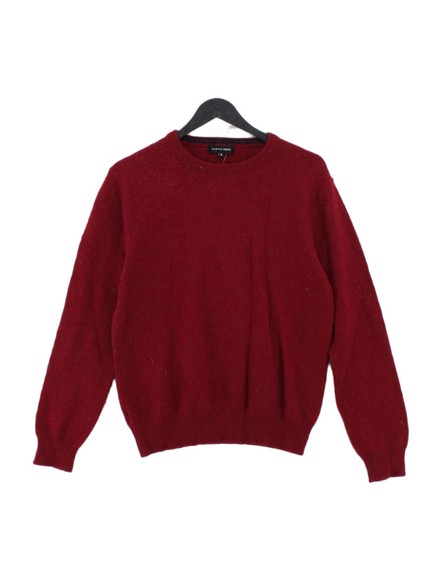 Austin Reed Men's Jumper M Red Wool with Nylon