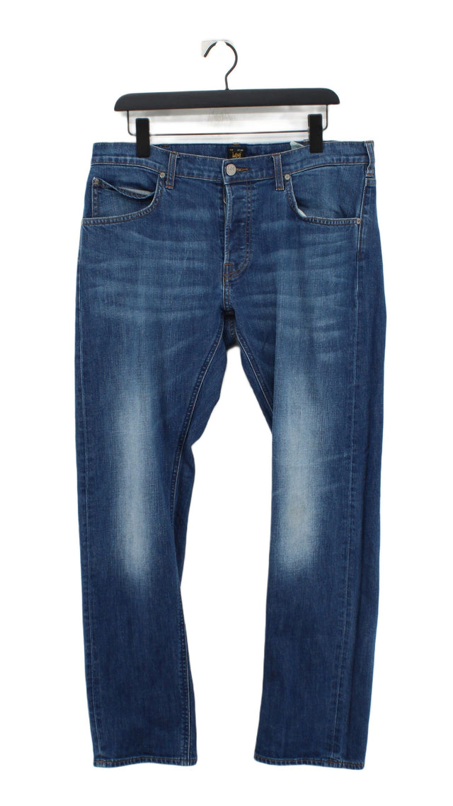 Lee Men's Jeans W 36 in Blue Cotton with Elastane