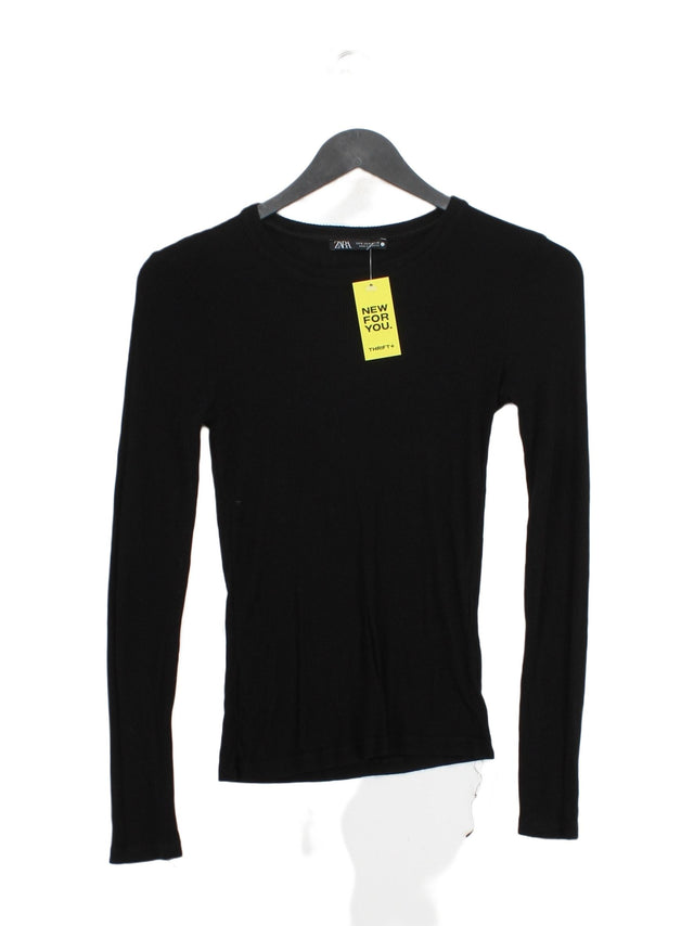 Zara Women's Top S Black 100% Other