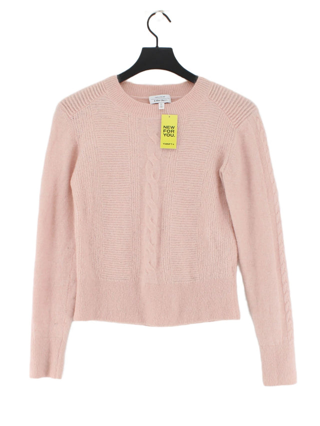 & Other Stories Women's Jumper L Pink Polyamide with Elastane, Mohair, Wool