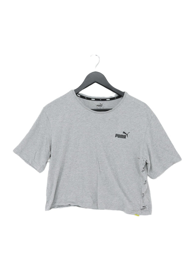 Puma Women's T-Shirt M Grey 100% Other