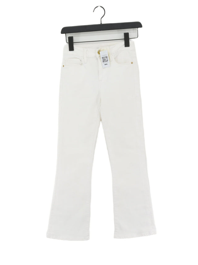 Frame Women's Jeans W 24 in White 100% Other