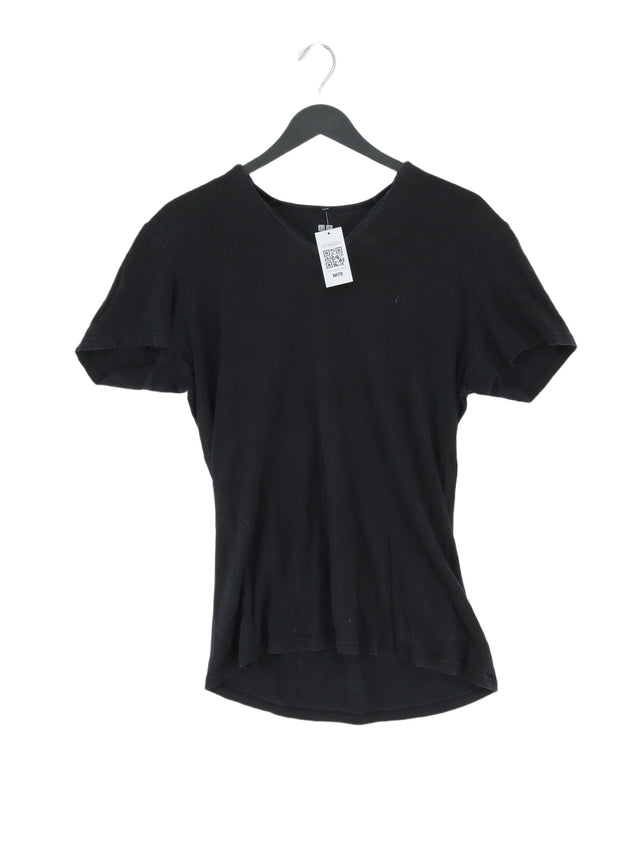 Uniqlo Men's T-Shirt M Black 100% Cotton