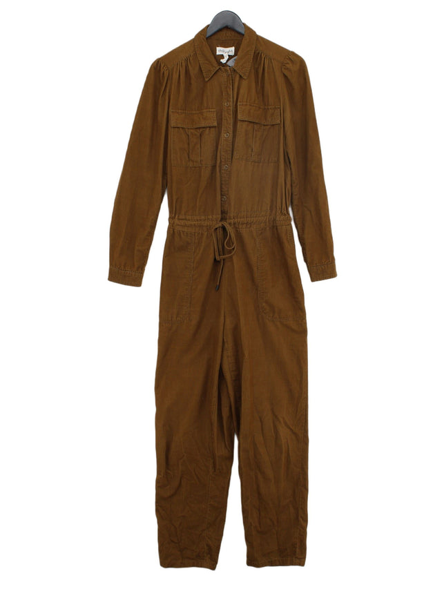 Thought Women's Jumpsuit UK 10 Brown 100% Cotton