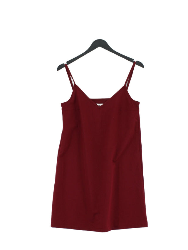 Kubban Women's Midi Dress S Red 100% Cotton