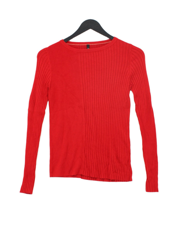 Stile Benetton Women's Top S Red 100% Other