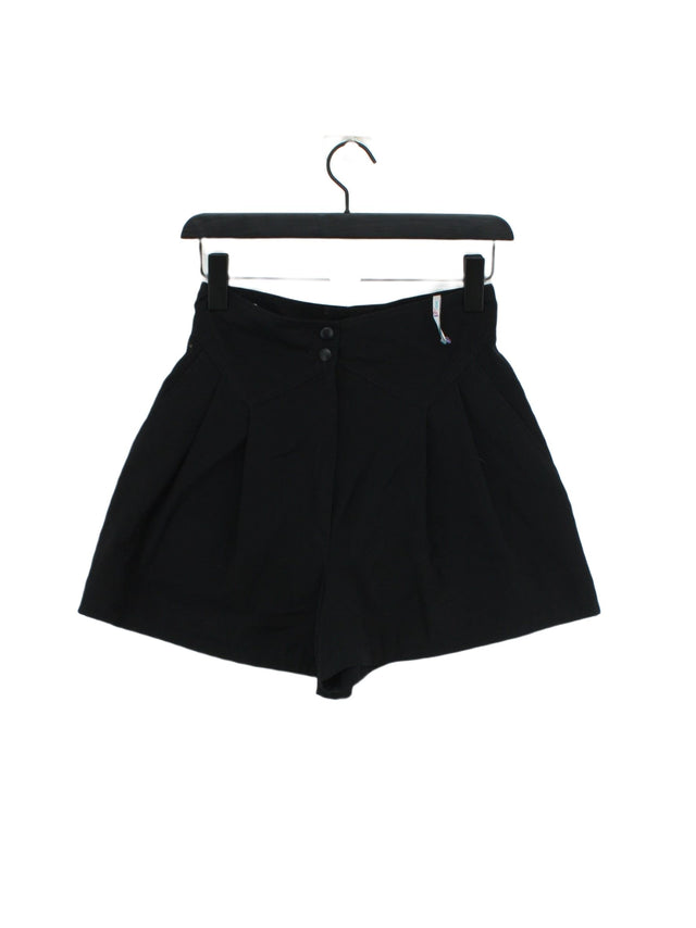 Vision Women's Shorts W 26 in Black Polyester with Wool