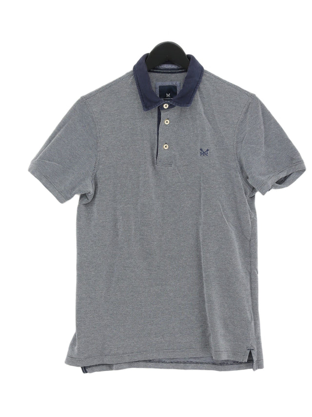 Crew Clothing Men's Polo S Blue 100% Cotton