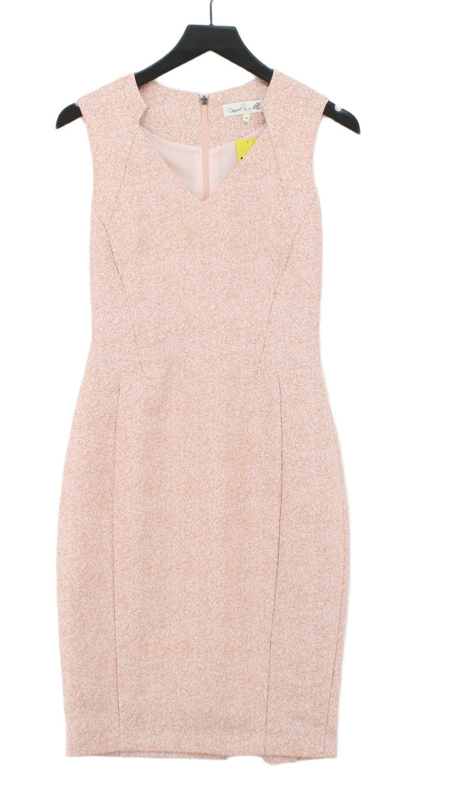 Damsel In A Dress Women's Midi Dress UK 8 Pink Polyester with Cotton