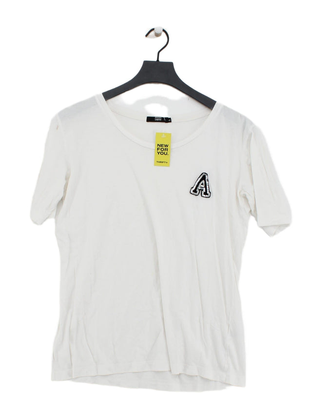 Markus Lupfer Women's T-Shirt S White 100% Cotton