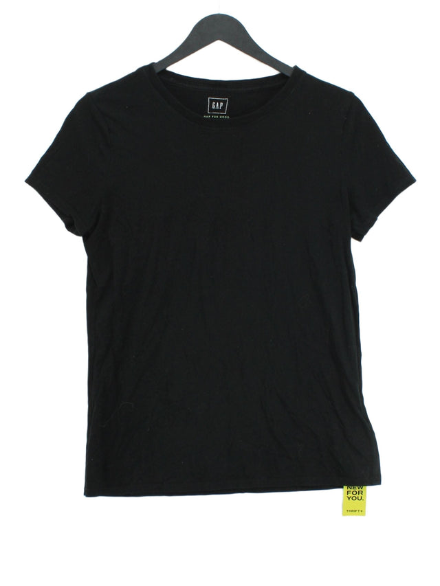 Gap Women's T-Shirt S Black 100% Cotton