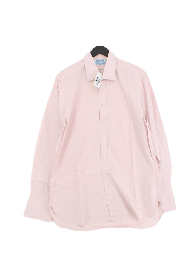 Hilditch & Key Men's Shirt Chest: 41 in Pink 100% Cotton