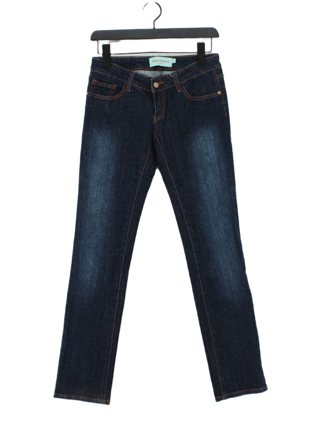 Almost Famous Women's Jeans UK 8 Blue 100% Cotton