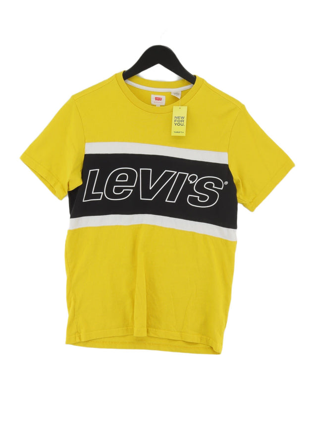 Levi’s Men's T-Shirt XS Yellow 100% Cotton