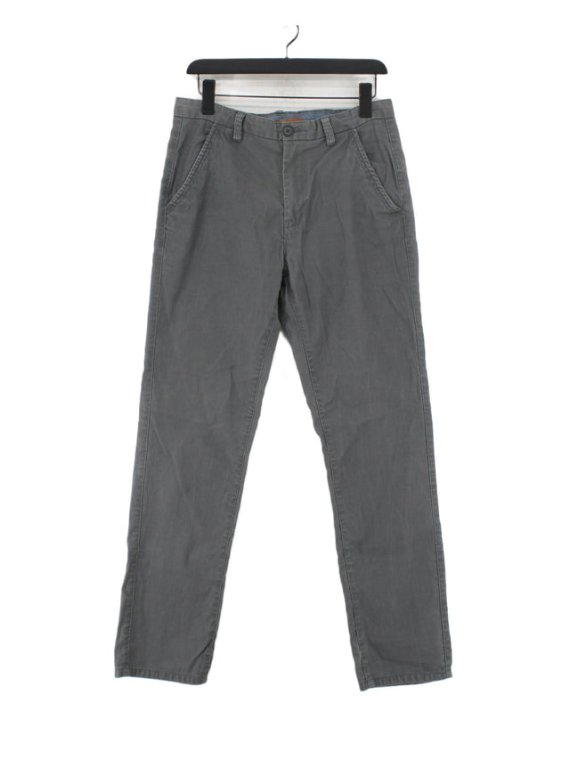 Jasper Conran Men's Suit Trousers W 32 in; L 32 in Grey 100% Cotton