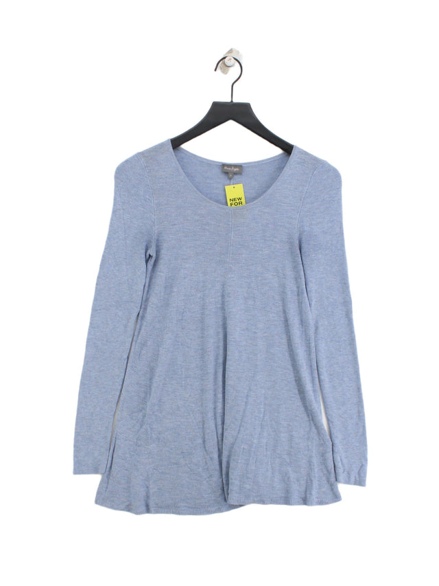 Phase Eight Women's Top UK 8 Blue Nylon with Viscose