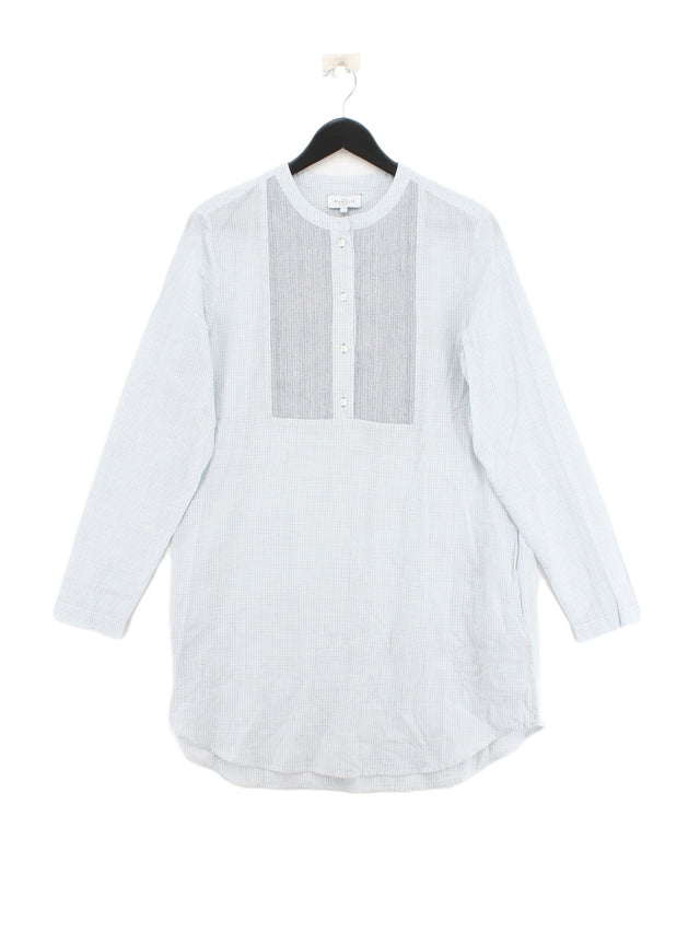 Ateliers Women's Midi Dress UK 8 White 100% Cotton