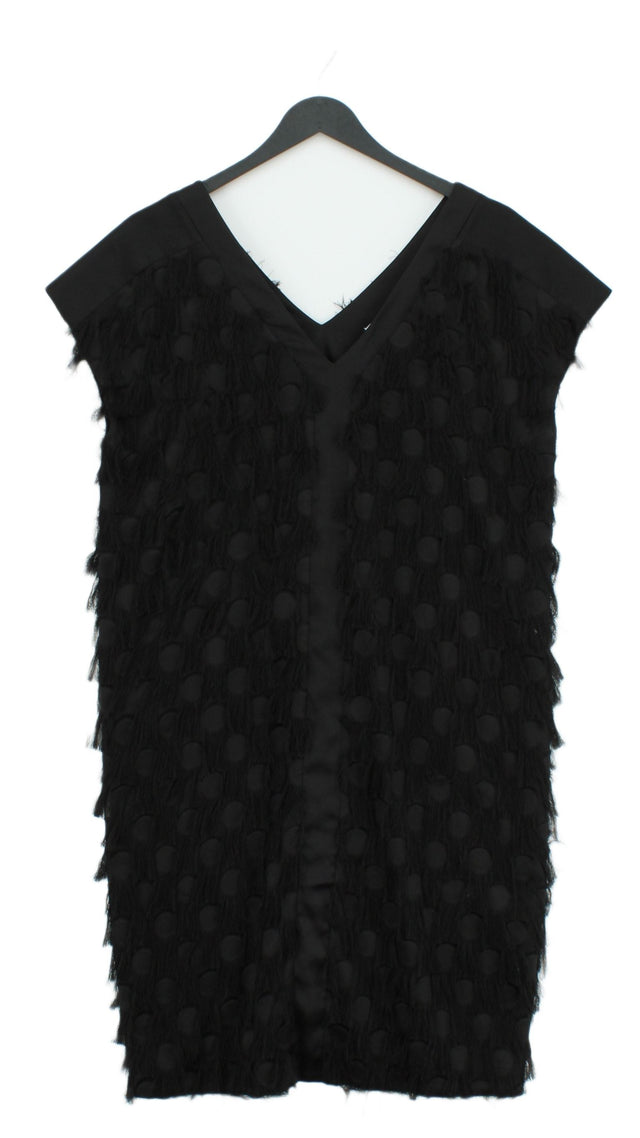 Part Two Women's Midi Dress UK 8 Black 100% Polyester