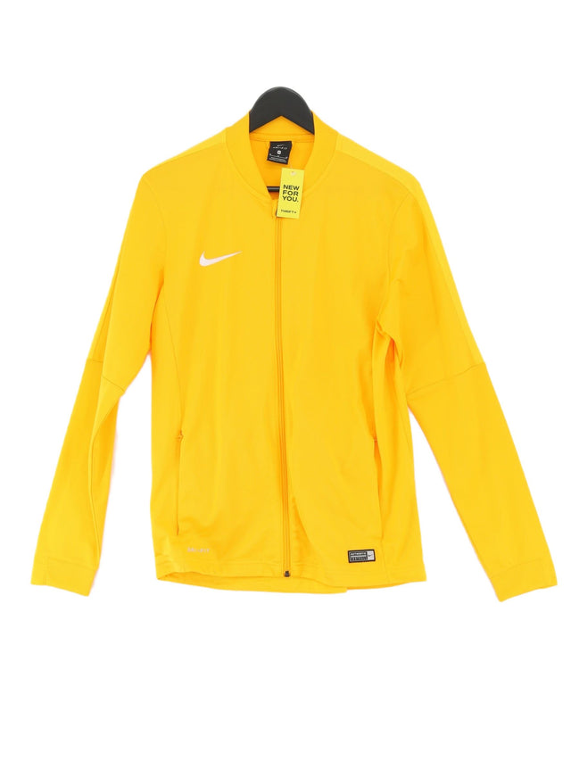 Nike Men's Hoodie M Orange 100% Polyester