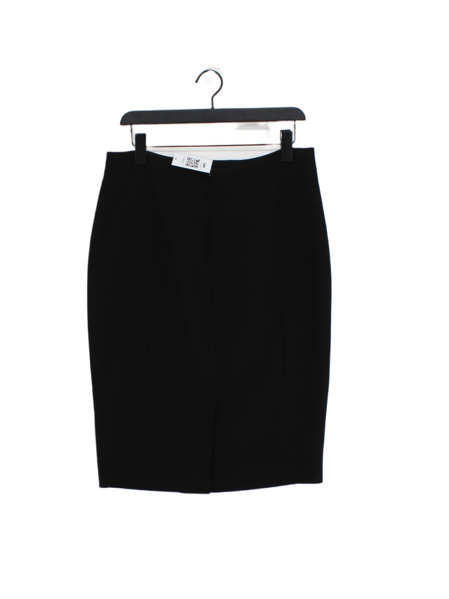 Damsel In A Dress Women's Midi Skirt UK 12 Black 100% Polyester