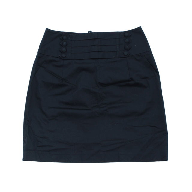 Limited Collection Women's Mini Skirt UK 12 Blue Cotton with Other